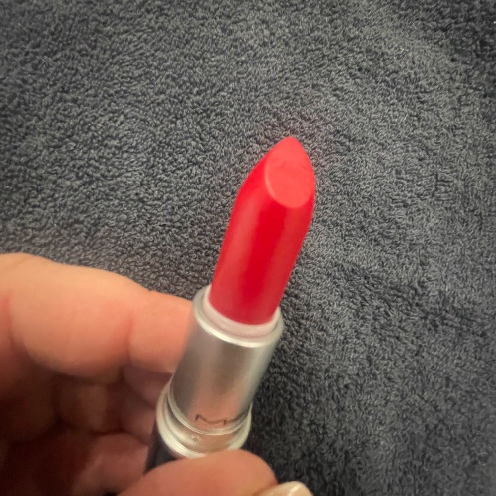 BNIB MAC Ruby Woo lipstick.